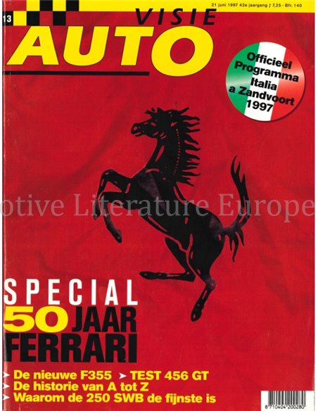 1997 AUTOVISIE MAGAZINE 13 NEDERLANDS