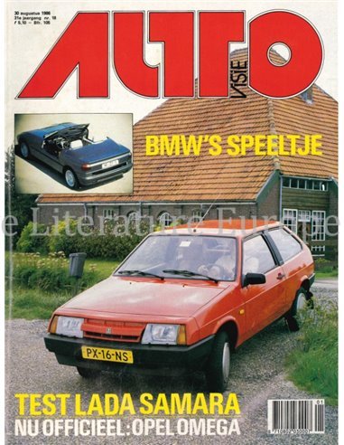 1986 AUTOVISIE MAGAZINE 18 NEDERLANDS