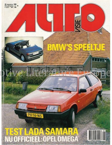 1986 AUTOVISIE MAGAZIN 18 NIEDERLÄNDISCH