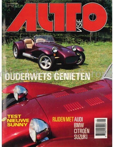 1986 AUTOVISIE MAGAZINE 19 NEDERLANDS