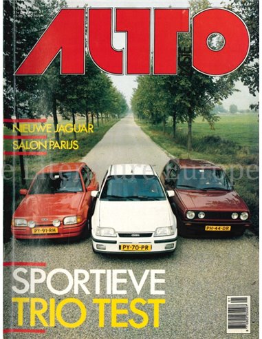 1986 AUTOVISIE MAGAZIN 21 NIEDERLÄNDISCH