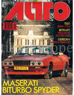 1986 AUTOVISIE MAGAZINE 26 NEDERLANDS