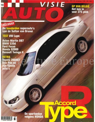 1998 AUTOVISIE MAGAZINE 19 NEDERLANDS
