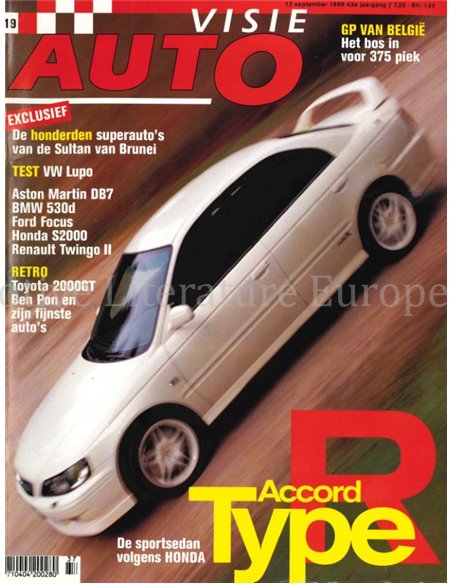 1998 AUTOVISIE MAGAZINE 19 DUTCH