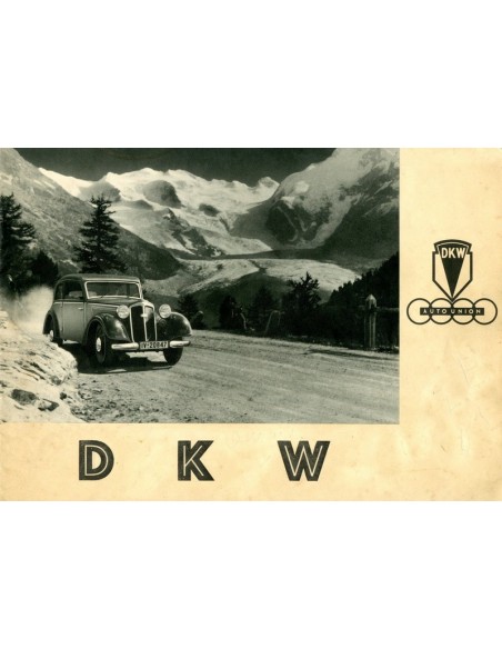 1937 DKW PROGRAMMA BROCHURE NEDERLANDS