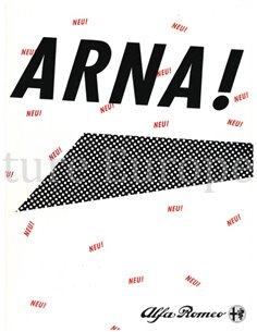 1984 ALFA ROMEO ARNA BROCHURE GERMAN