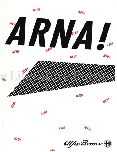 1984 ALFA ROMEO ARNA BROCHURE GERMAN