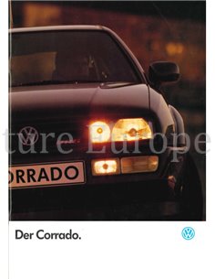1992 VOLKSWAGEN CORRADO BROCHURE DUITS