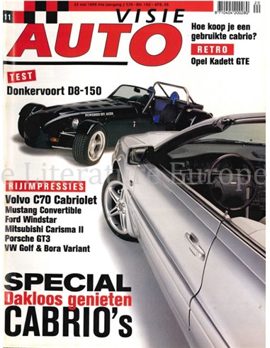 1999 AUTOVISIE MAGAZIN 11 NIEDERLÄNDISCH