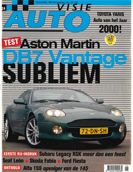 1999 AUTOVISIE MAGAZIN 24 NIEDERLÄNDISCH