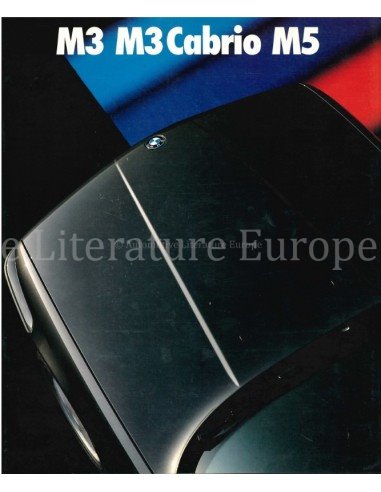 1988 BMW M3 CABRIOLET M5 PROSPEKT...