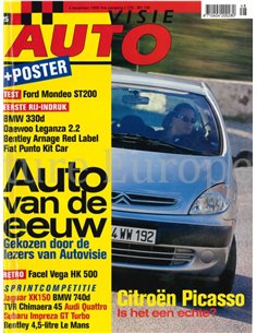 1999 AUTOVISIE MAGAZIN 25 NIEDERLÄNDISCH