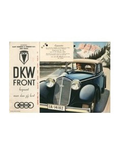1935 DKW PROGRAMMA BROCHURE NEDERLANDS