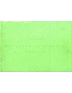 1937 WANDERER PROGRAMMA BROCHURE DUITS