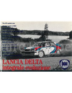 1992 LANCIA DELTA HF INTEGRALE BROCHURE JAPENESE