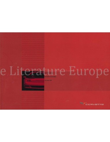 2007 CHEVROLET CORVETTE BROCHURE DUITS