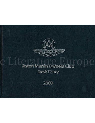 ASTON MARTIN OWNERS CLUB DESK DIARY 2009