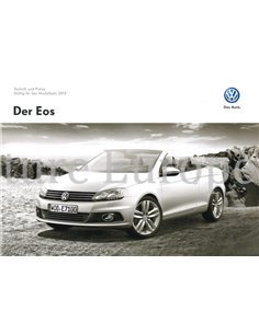 2012 VOLKSWAGEN EOS BROCHURE DUITS 2
