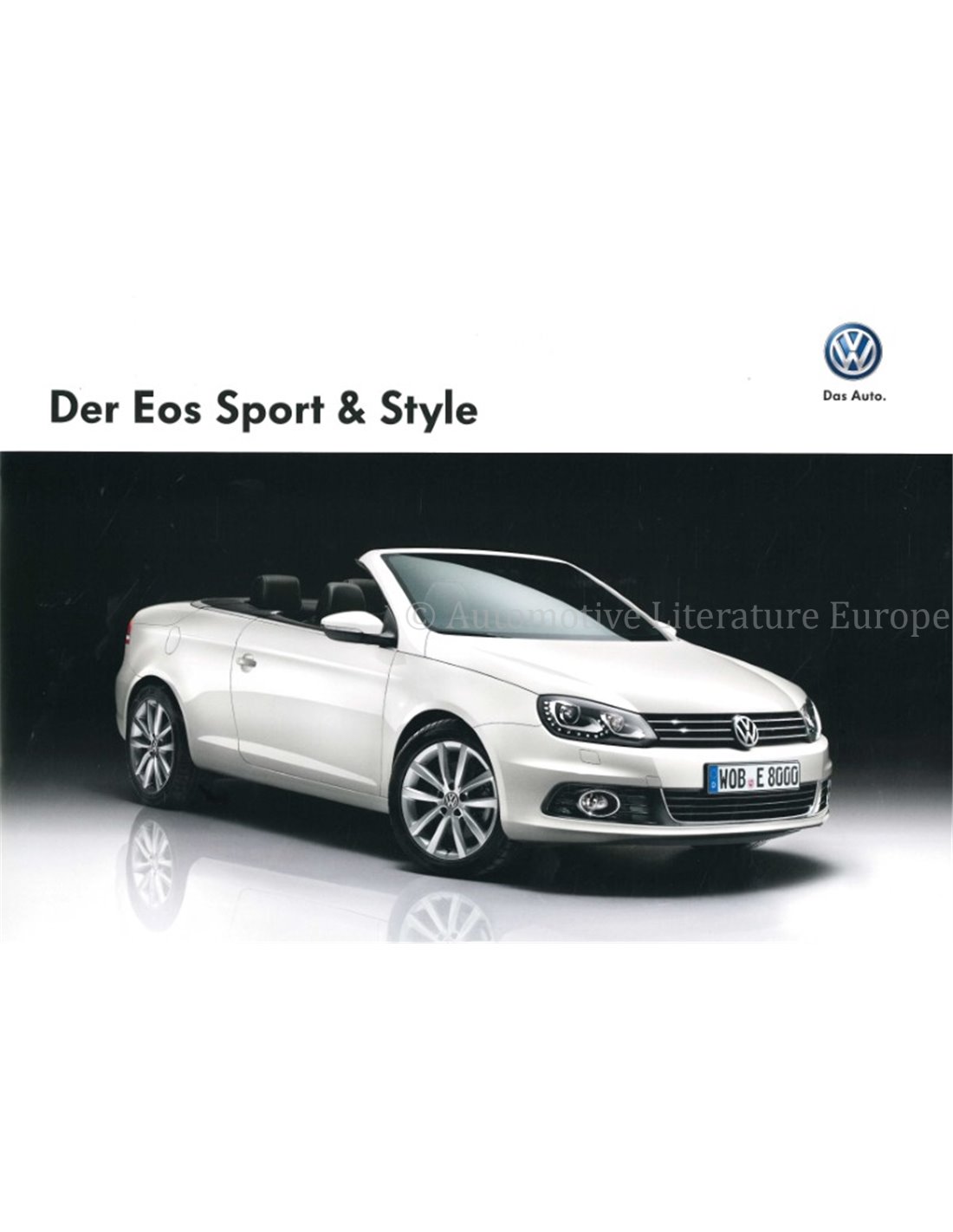 2012 VOLKSWAGEN EOS SPORT & STYLE BROCHURE DUITS