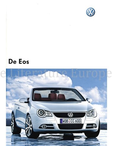 2007 VOLKSWAGEN EOS PROSPEKT NIEDERLÄNDISCH