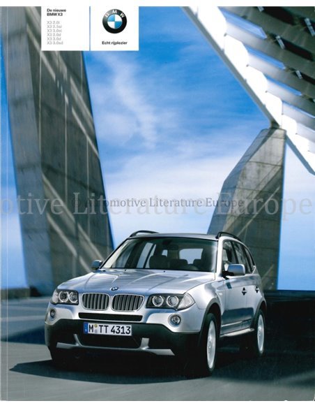 2006 BMW X3 PROSPEKT NIEDERLANDISCH