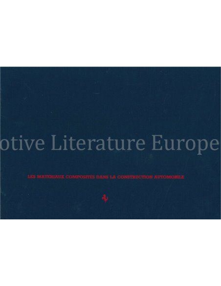 1987 FERRARI F40 PRESSKIT FRENCH 476/87