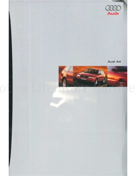 2001 AUDI A4 PROSPEKT NIEDERLÄNDISCH