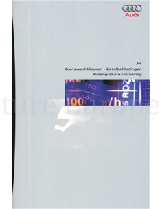 1998 AUDI A4 BROCHURE NEDERLANDS 2