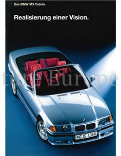 1992 BMW M3 CABRIOLET PROSPEKT DEUTSCH