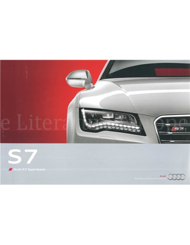 2011 AUDI S7 BROCHURE GERMAN