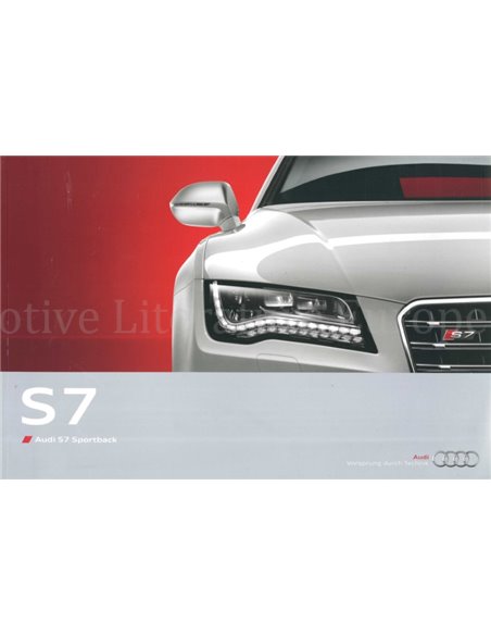 2011 AUDI S7 BROCHURE GERMAN