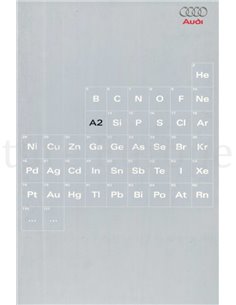 2004 AUDI A2 BROCHURE DUITS