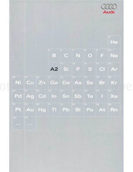 2004 AUDI A2 PROSPEKT DEUTSCH