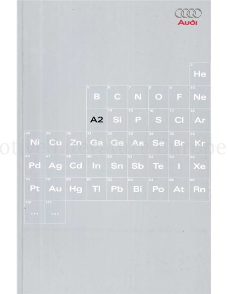 2004 AUDI A2 PROSPEKT DEUTSCH
