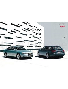 2004 AUDI A4 BROCHURE DUITS