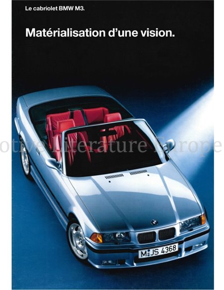 1994 BMW M3 CABRIO PROSPEKT DEUTSCH