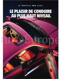 1992 BMW 8 SERIE PROSPEKT FRANZOSISCH