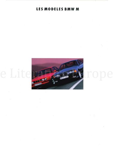 1993 BMW M SERIES RANGE BROCHURE FRENCH