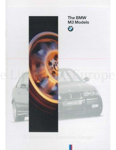 1995 BMW M3 PROSPEKT ENGLISCH