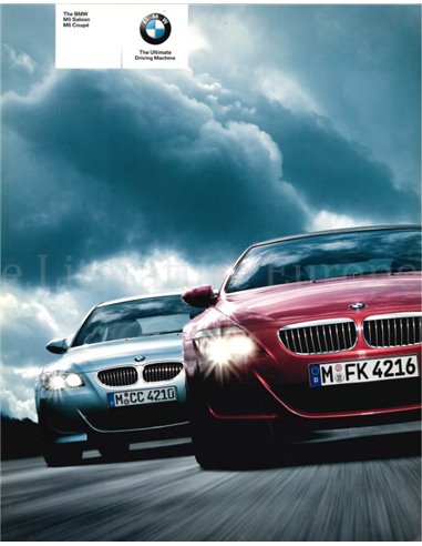 2006 BMW M5/M6 PROSPEKT ENGLISCH