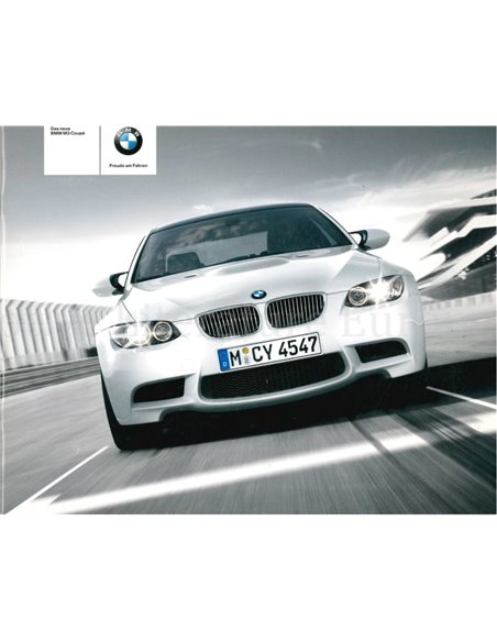 2007 BMW M3 COUPÉ PROSPEKT DEUTSCH