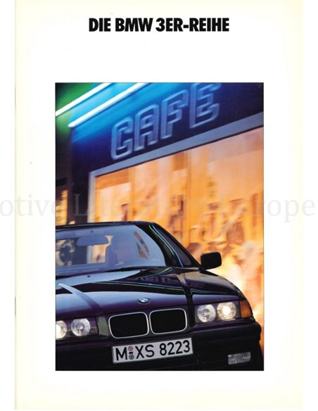 1991 BMW 3 SERIE BROCHURE DUITS