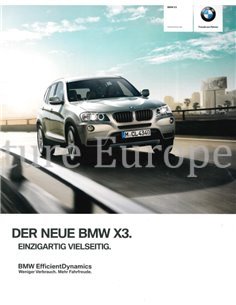 2011 BMW X3 BROCHURE GERMAN