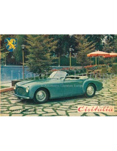 1949 CISITALIA GRAN SPORT CABRIOLET / COUPE BROCHURE