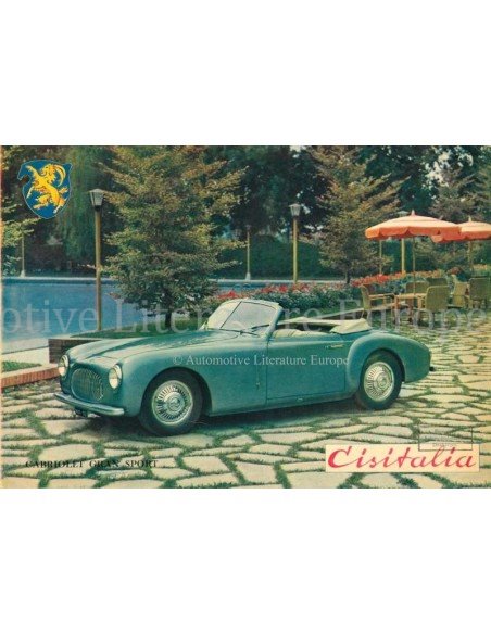 1949 CISITALIA GRAN SPORT CABRIOLET / COUPE BROCHURE