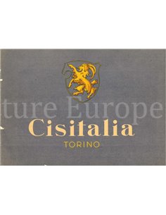 1947 CISITALIA PROGRAMM PROSPEKT ITALIENISCH