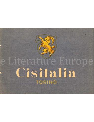 1947 CISITALIA PROGRAMM PROSPEKT ITALIENISCH