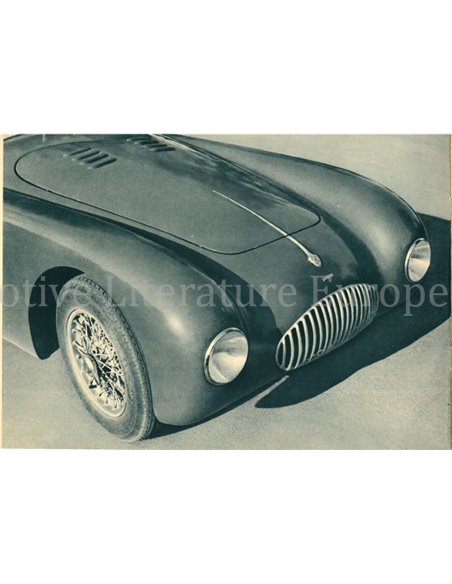1947 CISITALIA PROGRAMM PROSPEKT ITALIENISCH