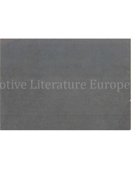 1947 CISITALIA PROGRAMMA BROCHURE ITALIAANS