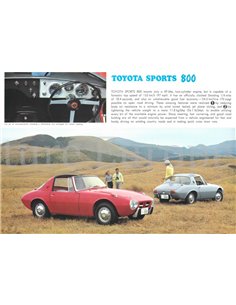 1968 TOYOTA 800 SPORT BROCHURE ENGELS 2